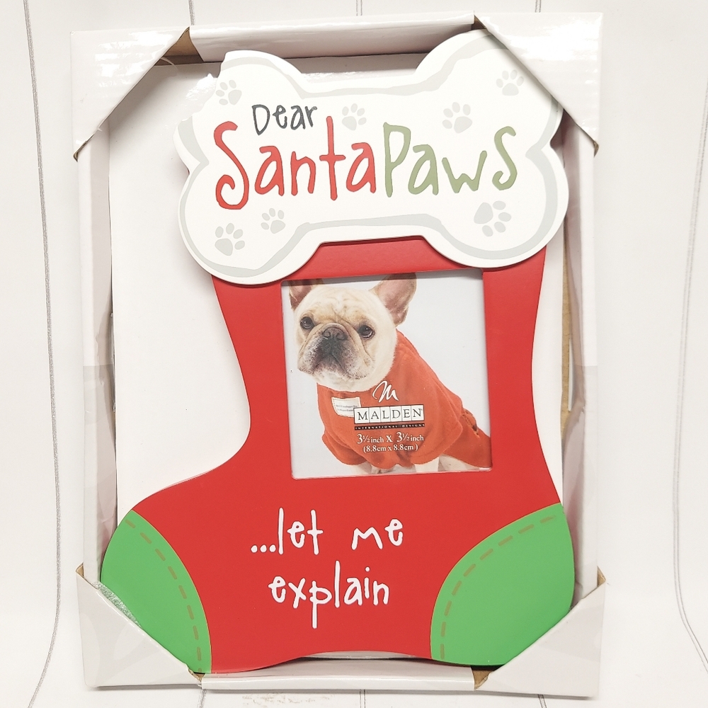 Malden Santa Paws Red and Green Dog Frame